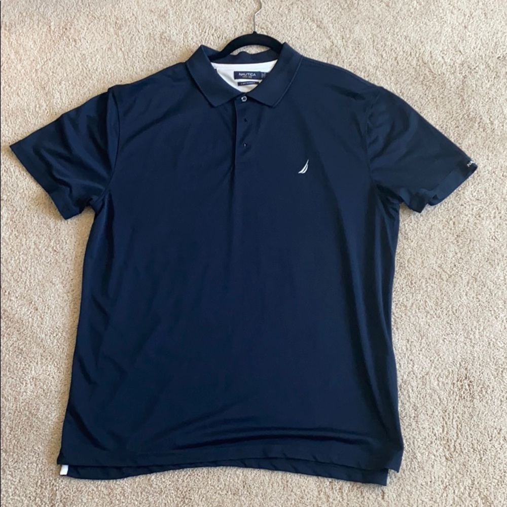 Nautica Men’s Blue Dry Fit Polo XXL